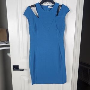 Versace Collection Blue Midi Dress Size 38
